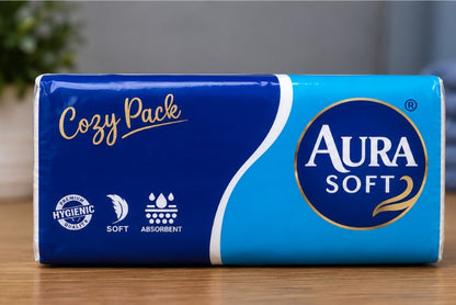 Aura Soft Cozy Pack 550 Tissue Paper – Soft, Absorbent & Hygienic