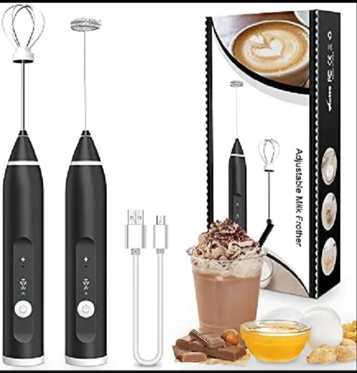 2-in-1 Electric Coffee Mixer & Milk Frother