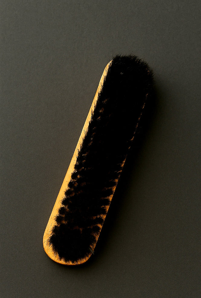 Premium Wooden Shoe Brush – Shoe Cleaning, Polishing & Shine Brush for Leather & Boots