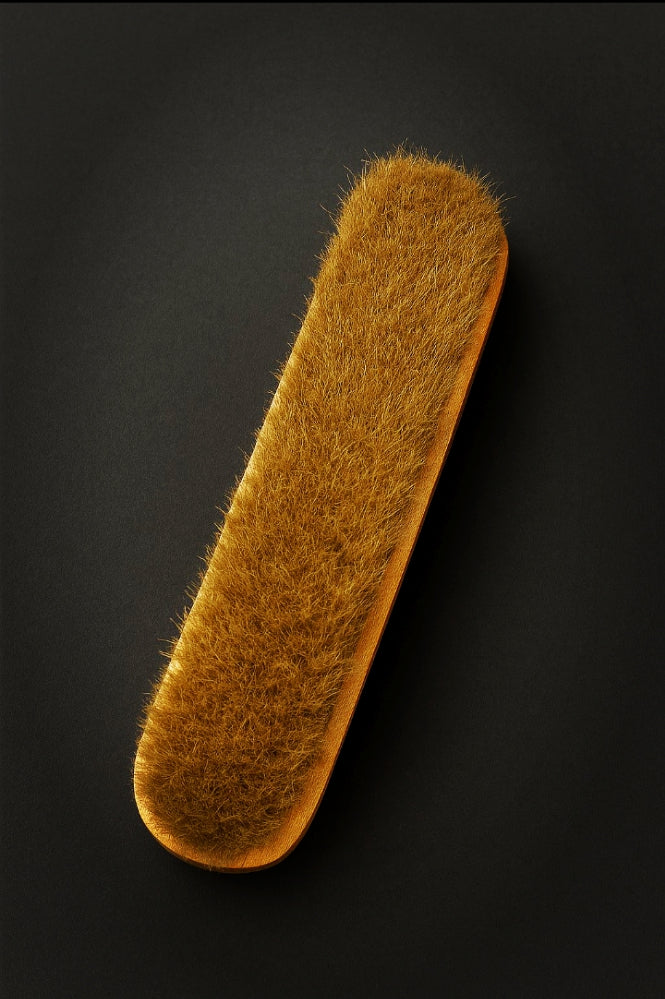Premium Wooden Shoe Brush – Shoe Cleaning, Polishing & Shine Brush for Leather & Boots