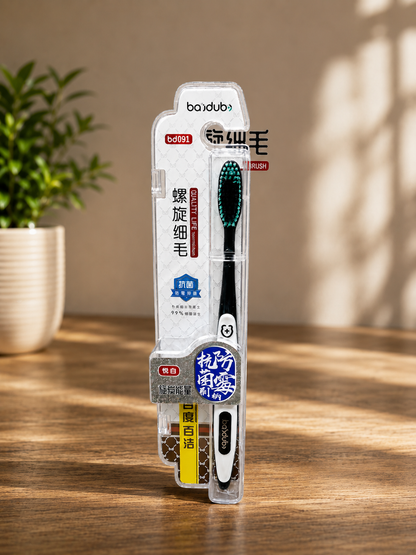 🪥 Extra Soft Premium Deep-Clean Toothbrush – Gentle & Comfortable Brushing ✨
